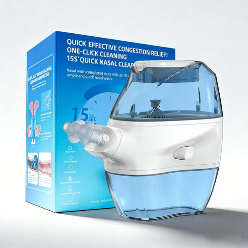 DISIYING Home Nasal Cleaning System - Rechargeable Electric Rinse Device with 2 Modes for Congestion Relief