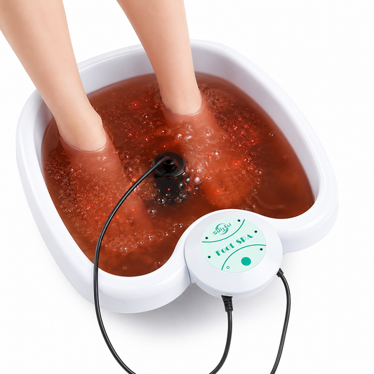 Portable Ionic Foot Bath Spa Machine with Heating – Electric Foot Soaking System for Home Relaxation, Daily Comfort and Personal Wellness