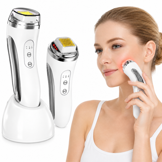 Radio Frequency RF Facial Massager with Rechargeable Design – Multi-Mode Face and Body Beauty Device for Skincare, Relaxation and Home Use